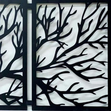 Ancient Tree Metallic Wall Art